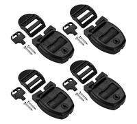 BIUDECO Lot de 8 Verrous Robustes pour Couverture de Spa Clips de Sangle Étanches Accessoires de Réparation Compatibles Multiples Installation Facile pour Sécuriser et Protéger Votre