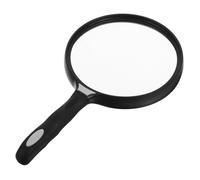 BIUDECO Loupe de Lecture Main avec Grossissement pour Seniors Loupe Portative pour Petits Textes Outil de Lecture Pratique et Design Moderne Noir