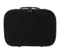 BIUDECO Mallette de Coiffure Portable 29X28X8Cm Rangement pour Ciseaux et Tondeuse Électrique, Paquet de Coiffeur en Tissu Noir Adaptée aux Professionnels en Déplacement