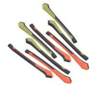 BIUDECO Manchons de Branches de Lunettes pour Garçon et Filles, 4 Paires, Protections Antidérapantes et Anti-usure en Silicone Souple, Compatibles Monture de Lunettes, Kit Remplacement