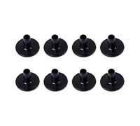 BIUDECO Manchons de Pied de Cymbale en Plastique Noir Lot de 8 Pièces pour Maintenir le Positionnement des Cymbales Compatibles la Plupart des Supports