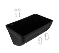 BIUDECO Mangeoire Automatique pour Oies et Pigeons Plastique Capacité Importante Anti-déversement Résistante et Facile à Nettoyer Adaptée Aux Cages et Élevages de Volailles