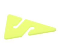 BIUDECO Marqueur de Ligne D'orientation Triangulaire Jaune en Abs Léger pour Plongée Technique et Spéléologique, Outil Compact pour Guidage D'équipes sous-Marines