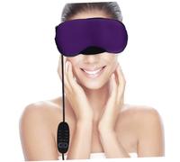 BIUDECO Masque de Sommeil Chauffant USB pour Yeux la Fatigue Oculaire Confortable pour Hommes et Femmes