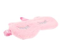 BIUDECO Masque de Sommeil en Peluche Licorne Rose Léger et Confortable Couvre-Yeux Bandeau Élastique Flexible Masque de Nuit pour Garçon et Filles pour Dormir Voyager Sieste