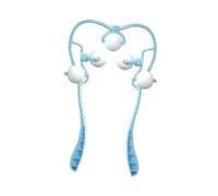 BIUDECO Masseur Cervical Manuel Têtes Bleu Appareil de Massage Du Cou Portable pour Adultes Stimulation des Points Acupuncture et Soulagement des Tensions Cervicales
