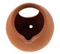 BIUDECO Mini Ceramic Clay Pot Water Fountain with Circulating System Vintage Terracotta Planter for Indoor and Outdoor Garden Patio Balcony Decor and Oxygenating Water Feature