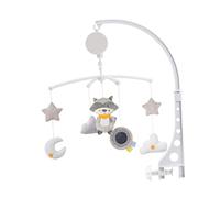 BIUDECO Mobile Musical Rotatif Décoratif Pour Berceau Bébé Carillon Éolien, Jouet Suspendu En Matière Douce, Sans Pile, Chambre D’garçon Et Filles Et Poussette - Modèle Laveur