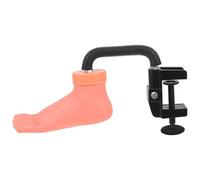 BIUDECO Modèle de Pied d'Entraînement Nail Art Souple Insertion de Capsules Outil de Pratique pour Manucure et Pédicure Simulation Peau Réaliste Formation Professionnelle Ongles des