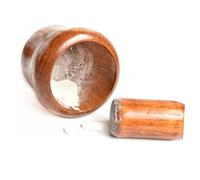 BIUDECO Mortier Bois avec Pilon Ensemble de Cuisine Ergonomique pour Écraser Ail et Épices Facile à Nettoyer et Polyvalent pour Broyage des Assaisonnements