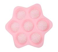 BIUDECO Moule Silicone Antiadhésif Cavités pour Mini Cupcakes Galettes Hamburger et Résistant Haute Température Moule Rond Polyvalent Rose