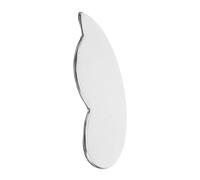 BIUDECO Outil de Grattage Visage Acier Inoxydable Planche Gua Sha Double Aile pour Massage Facial Tonification et Soin Peau Outil Scraping pour Débutants