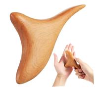 BIUDECO Outil de Massage Musculaire Thaï Ergonomique Gua Sha Scraper Compact pour Dos Cou et Soulagement Tension et Relaxation