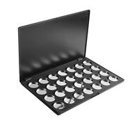 BIUDECO Palette de Maquillage Magnétique Vide Conteneur Rond pour Ombres à Paupières pour Usage Professionnel et Personnel Portable et Pratique pour Stockage de Cosmétiques