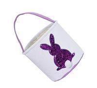BIUDECO Panier de Pâques Lapin Cadeau et Rangement Décoratif pour Bonbons Panier Œufs et Fête