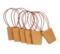 BIUDECO Paquet d'Emballage pour Fleurs en Papier Kraft 6 Pièces Poignées pour Bouquets et Présents de Mariage