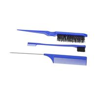BIUDECO Peigne Coiffant Professionnel Trois Rangées Double Embout et pour Coiffeurs Démêlant et Stylisant Cheveux Usage Salon et Maison