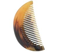 BIUDECO Peigne de Massage Corne Naturelle Peigne Manuel pour Chevelu et Soins des Méridiens Massage Doux pour Femmes Brosse Portable Anti-statique pour Usage Quotidien et Voyage