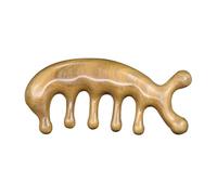 BIUDECO Peigne de Massage Cuir Chevelu Couleur Aléatoire pour Soin des Cheveux en Plastique Marron Résistant à L'usure la Déformation, Outil de Coiffure Confortable