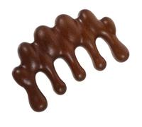 BIUDECO Peigne de Massage de Santal pour Chevelu Dents Larges Soulage Stress et Tension Adapté Femmes Détente Naturelle