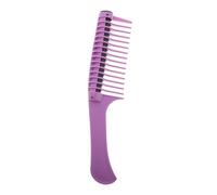 BIUDECO Peigne Professionnel Pour Mèches Violet Taille Standard En Plastique Robuste Rouleau Intégré Polyvalent Pour Coiffure Et Coloration Cheveux Bouclés Usage Salon Et Domicile
