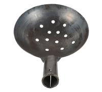 BIUDECO Pelle en Fer Ronde N°20 Tamis à Trous Grosse Pelle à Draguer Résistante aux Intempéries Outil Polyvalent pour Nettoyage de Boue et Entretien Extérieur Jardin Manuelle Robuste