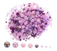 BIUDECO Perles et Abs pour Ongles Mixte Décorations Flatback Demi-perles pour Nail Art Accessoires Résistants pour Ongles Naturels et Acryliques Lot de Charms Créatifs