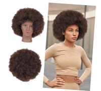 BIUDECO Perruque Bou Africaine Perruques Courtes Pour Femmes Cosplay Fil Haute Température