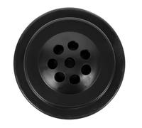 BIUDECO Petit Support de Drapeau de Bureau en Plastique Noir, Portable et Facile à Ranger, Base Ronde 8 Trous, pour Bureau ou Salle de Conférence