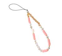 BIUDECO Phone Charm Strap Beaded Wrist Lanyard With Moon And Star For Mobile Phone Camera Lost Portable Accessory