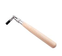 BIUDECO Piano Tuning Hammer Wrench Octagon Stainless Steel with Solid Wood Handle Ergonomic Shape Design for Beginners and Teachers