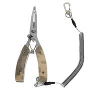 BIUDECO Pince de Multifonction Acier Inoxydable et Compacte Ciseaux Antidérapants pour Pêcheur Outil Durable pour Couper Fils et Décrocher Accessoire Réutilisable pour Au Coup et Matériel