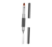 BIUDECO Pinceau à Gel Double Extrémité Pour Nail Art Outil Multifonction De Manucure Pour Dessins Précis Et Embossage Brosse à Inoxydable Pour Femmes