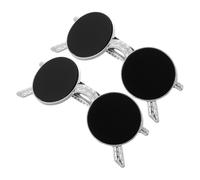 BIUDECO Pinces à Cheveux Noires De Lunettes De Soleil 2 Pièces 9 Cm Pince à Ressort Maintien Ferme Pour Femmes Et Filles Accessoire Coiffure