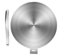 BIUDECO Plaque Annulaire pour Plaque à Induction la Cuisson Domestique Adaptée Conduction Thermique en Acier Inoxydable de Diffuseur de Chaleur et Capacité de Décongélation Rapide