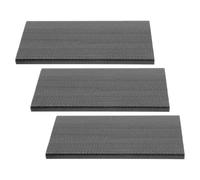 BIUDECO Plaques de Ressort en Fibre de Verre 3 Pièces 124 X 61 X 05 CM Noires Résistantes aux UV et Étanches Remplacement pour Chaises Berçantes de Jardin Pièces de Rechange pour