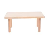 BIUDECO Plateforme l'exercice en Beige pour Hamster Bois Massif Planche Étage Sécurisée pour Encourager Bien-Petits Rongeurs