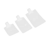 BIUDECO Pochette de Voyage pour Liquide 30ml 50ml 100ml en Plastique Autocollant Réutilisable Compacte et Légère Rangement de Produits de Toilette