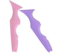 BIUDECO Pochoirs pour Eyeliner en Silicone 2pcs Accessoire Maquillage Multifonctionnel Aide à Créer un Beau Trait D'eye-liner Couleur Rose et Pourpre