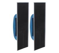 BIUDECO Porte-papier Couleur Aléatoire pour Usage Quotidien Facile à Transporter Abrasif Auto-adhésif 2pcs Alliage Aluminium et Plastique pour Ponçage Mural et Plaques