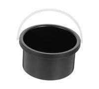 BIUDECO Pot de Chauffe-cire Aluminium Fiable Bol Intérieur pour Fondoir Cire Électrique Accessoire Professionnel pour Épilation Facile à Nettoyer Résistant et Noir
