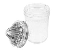 BIUDECO Presse-agrumes Manuel Acier Inoxydable Robuste pour Citrons et Oranges Outil de Cuisine Portable Ergonomique Séparation Rapide Jus et Résidus Facile à Nettoyer