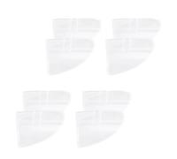 BIUDECO Protections Latérales pour Lunettes en Tpu Flexible, 4 Paires, Légères et Confortables, Protection Latérale Anti-projection pour Lunettes de Sécurité, Adaptées Usage Professionnel