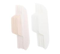 BIUDECO Protège-col de Chemise Ultra-fin en Tissu Non Tissé Coussinet Anti-transpiration Incurvé, Lot de 24 Pièces pour Entretien D'embauche et Soirées