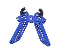 BIUDECO Repose-flèches Ciseaux Léger Et Réglable pour Tir à Arc Support De Coup De Pied De Flèche Facile à Transporter Ranger