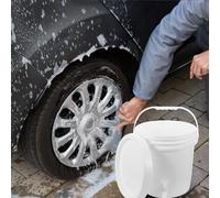 BIUDECO Réservoir d'Eau Portable 10 L en Plastique Épaissi avec Robinet et Joint d'Étanchéité Seau de Camping Résistant pour Usage Extérieur Stockage d'Eau Potable Pratique et Solide