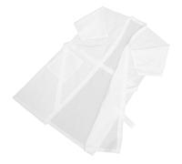 BIUDECO Robe de Coiffure Légère pour Adultes Cape Client pour Coupe et Teinture de Cheveux Séchage Rapide Usage Salon et Domicile Design à Pois Blanc Texturé