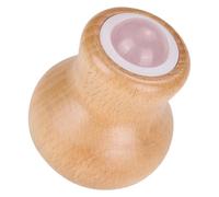 BIUDECO Rouleau de Massage en Jade Multifonction 1 Pièce Bois Naturel et Pierre de Jade pour Visage Cou Mains et Jambes Outil Beauté Soin du Visage et Relaxation Quotidienne