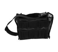 BIUDECO Sac Maquillage Portable pour Artistes Capacité Multifonctionnel Organiseur Compact et pour Pinceaux et Cosmétiques Sac de Rangement Chic pour Maquilleurs Noir