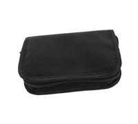 BIUDECO Sacoche Diabétique Noire avec Fermeture Éclair Pochette de Rangement Polyester pour Lecteur Glycémie Protection Renforcée et Organisation Compacte des Accessoires